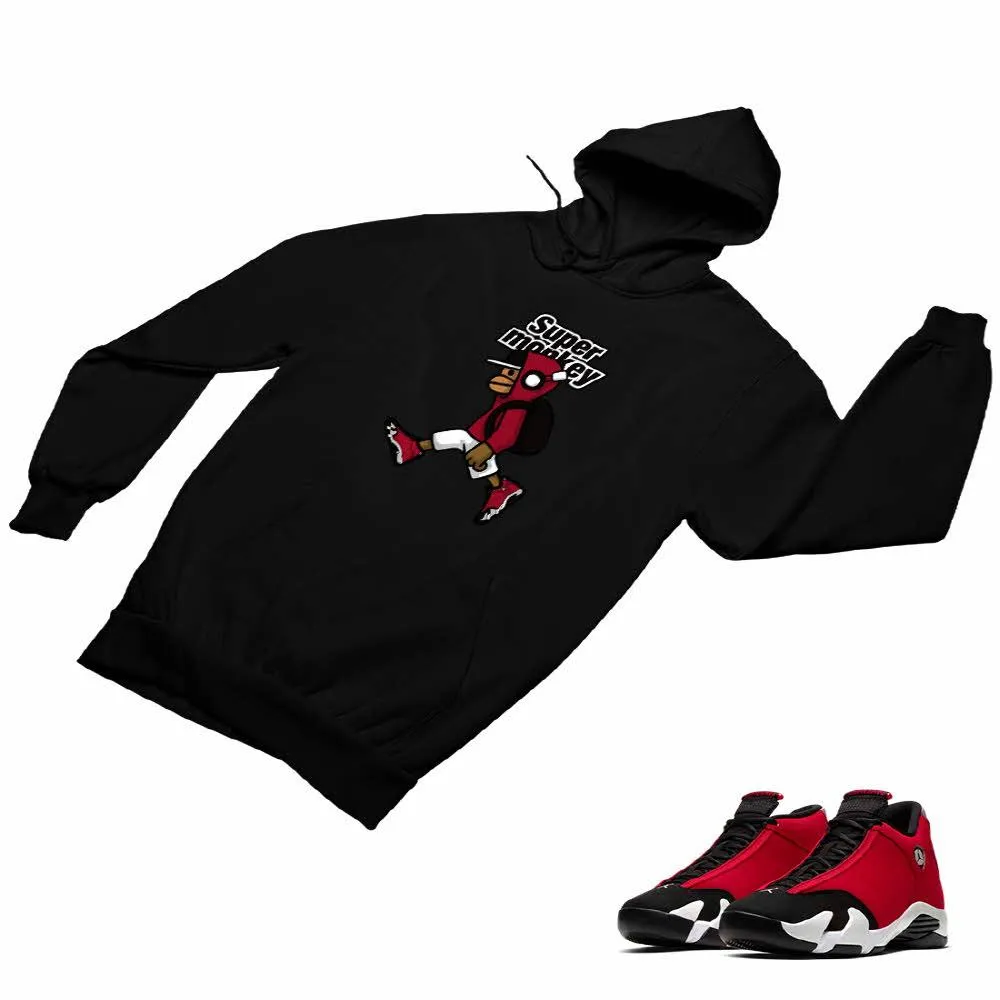 Jordan 14 Retro Gym Red Matching Custom Designed Hoodies JD 14-7-14