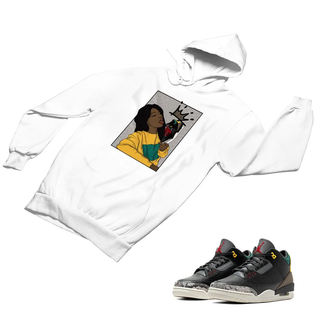 Jordan 3 Animal Matching Custom Designed Hoodies JD 3-11-10