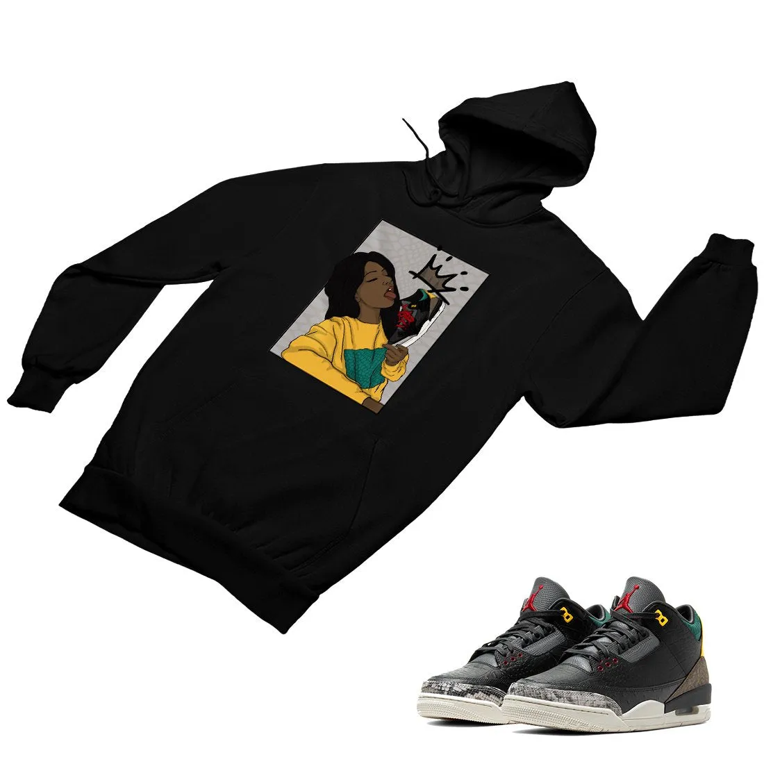 Jordan 3 Animal Matching Custom Designed Hoodies JD 3-11-10