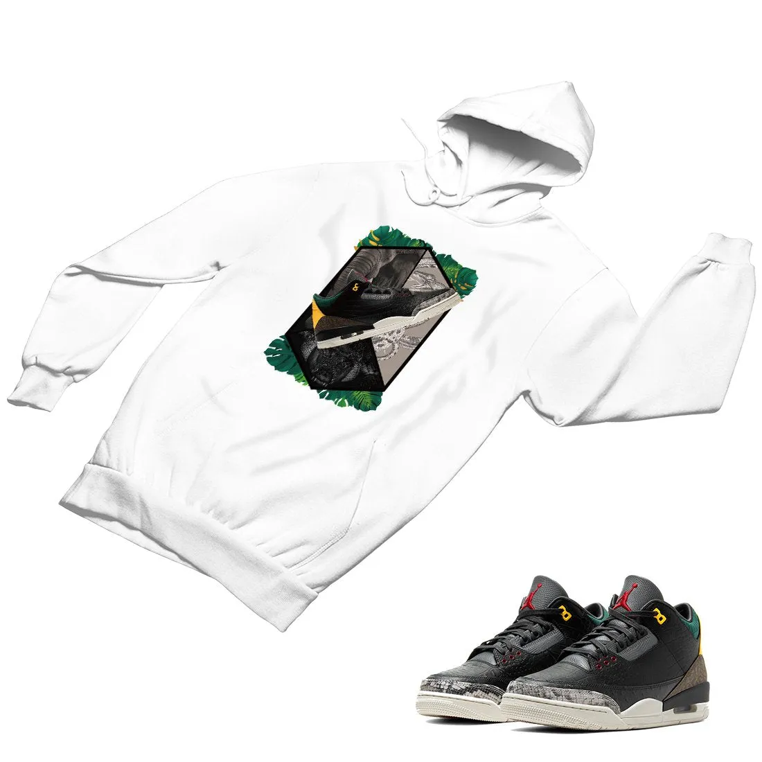 Jordan 3 Animal Matching Custom Designed Hoodies JD 3-11-17