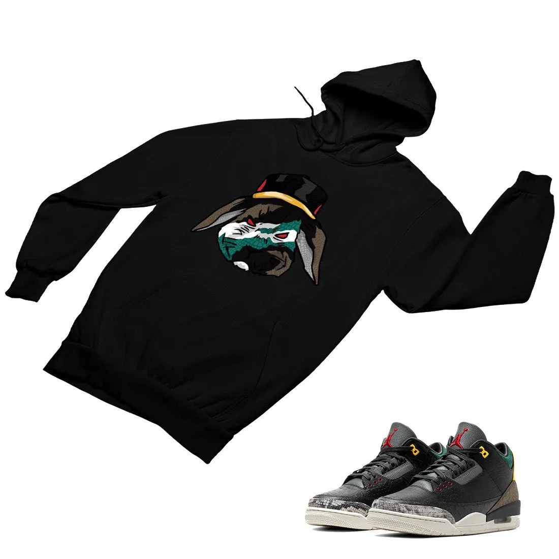 Jordan 3 Animal Matching Custom Designed Hoodies JD 3-11-3