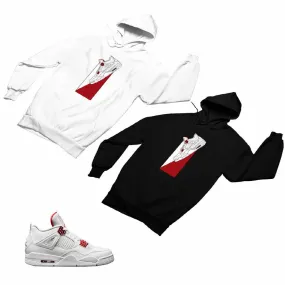 Jordan 4 Red Matching Custom Designed Hoodies JD 4-23-29