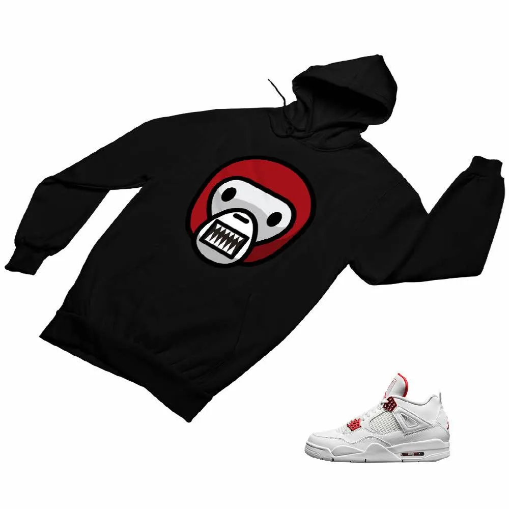 Jordan 4 Red Matching Custom Designed Hoodies JD 4-23-31