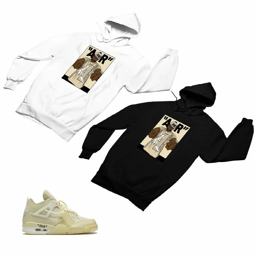 Jordan 4 Sail Matching Custom Designed Hoodies JD 4-24-21