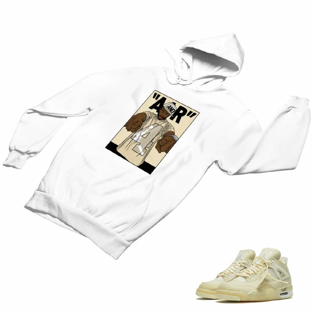 Jordan 4 Sail Matching Custom Designed Hoodies JD 4-24-21