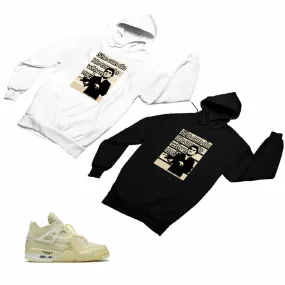 Jordan 4 Sail Matching Custom Designed Hoodies JD 4-24-25