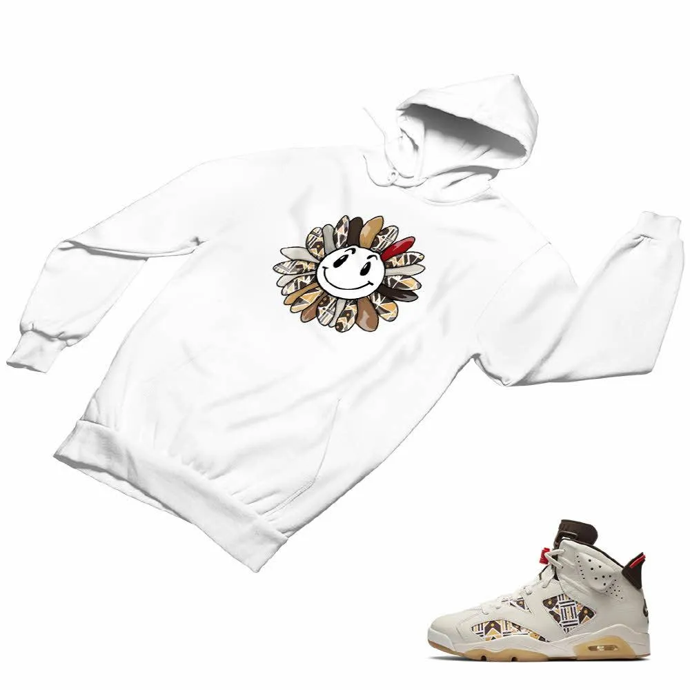 Jordan 6 Quai 54 Brown Matching Custom Designed Hoodies JD 6-23-1