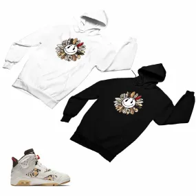 Jordan 6 Quai 54 Brown Matching Custom Designed Hoodies JD 6-23-1