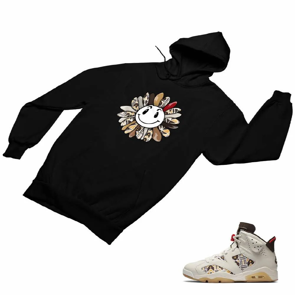 Jordan 6 Quai 54 Brown Matching Custom Designed Hoodies JD 6-23-1