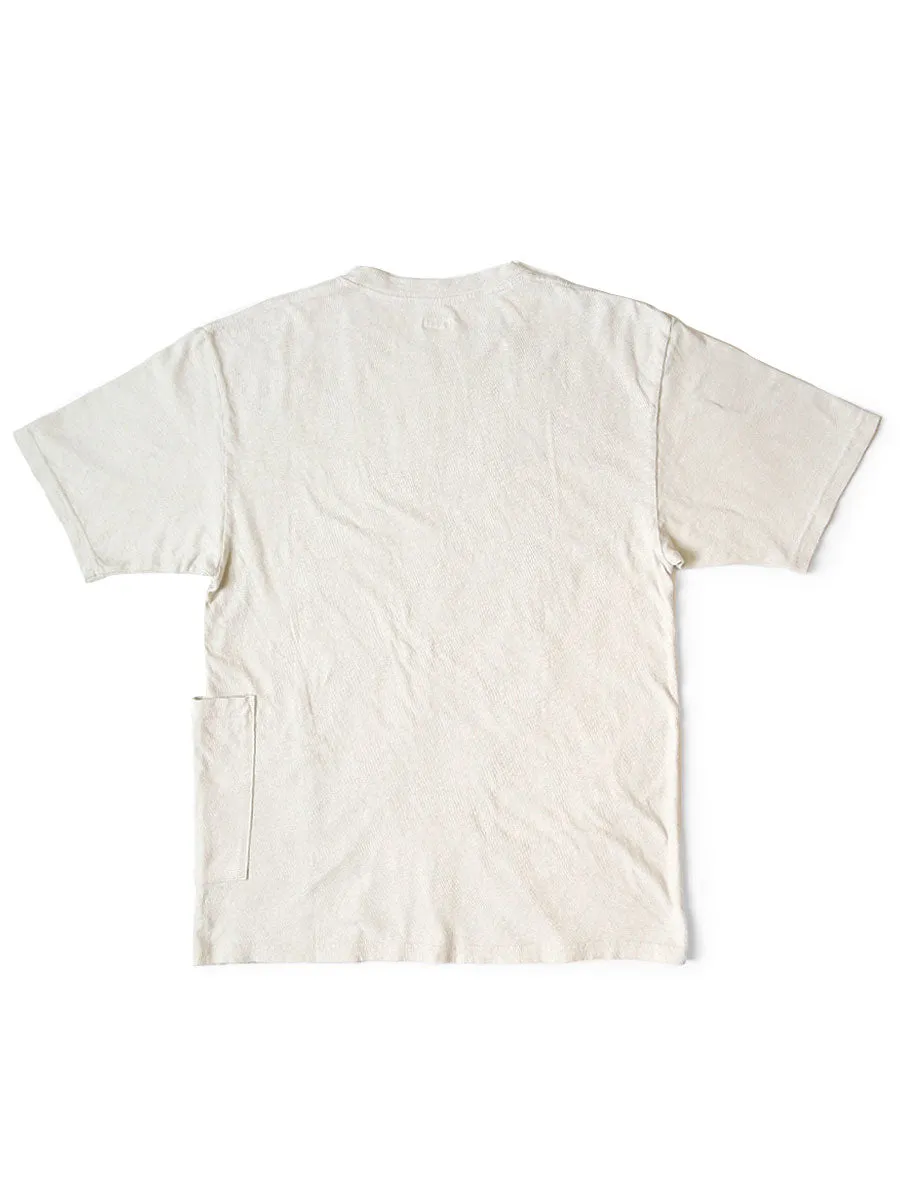 Kapital Gauze Jersey Biscuit Pocket T-Shirtb Tee