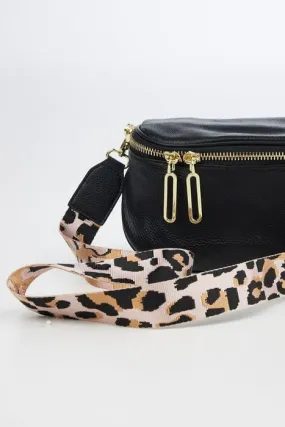 Kensington Pouch Bag - Black + Animal