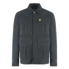 Lyle & Scott Large Pockets Black Utility Jacket