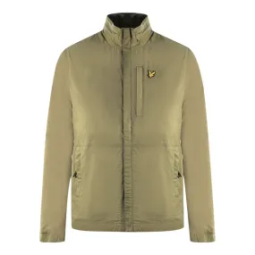 Lyle & Scott Lightweight Funnel Neck Green Jacket