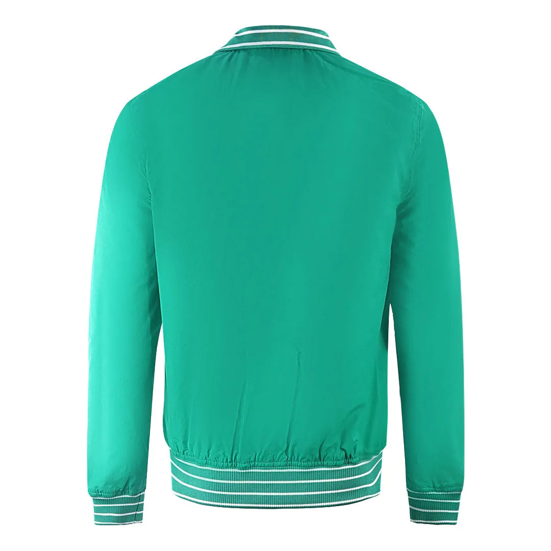 Lyle & Scott Tipped Funnel Neck Aqua Salt Jacket