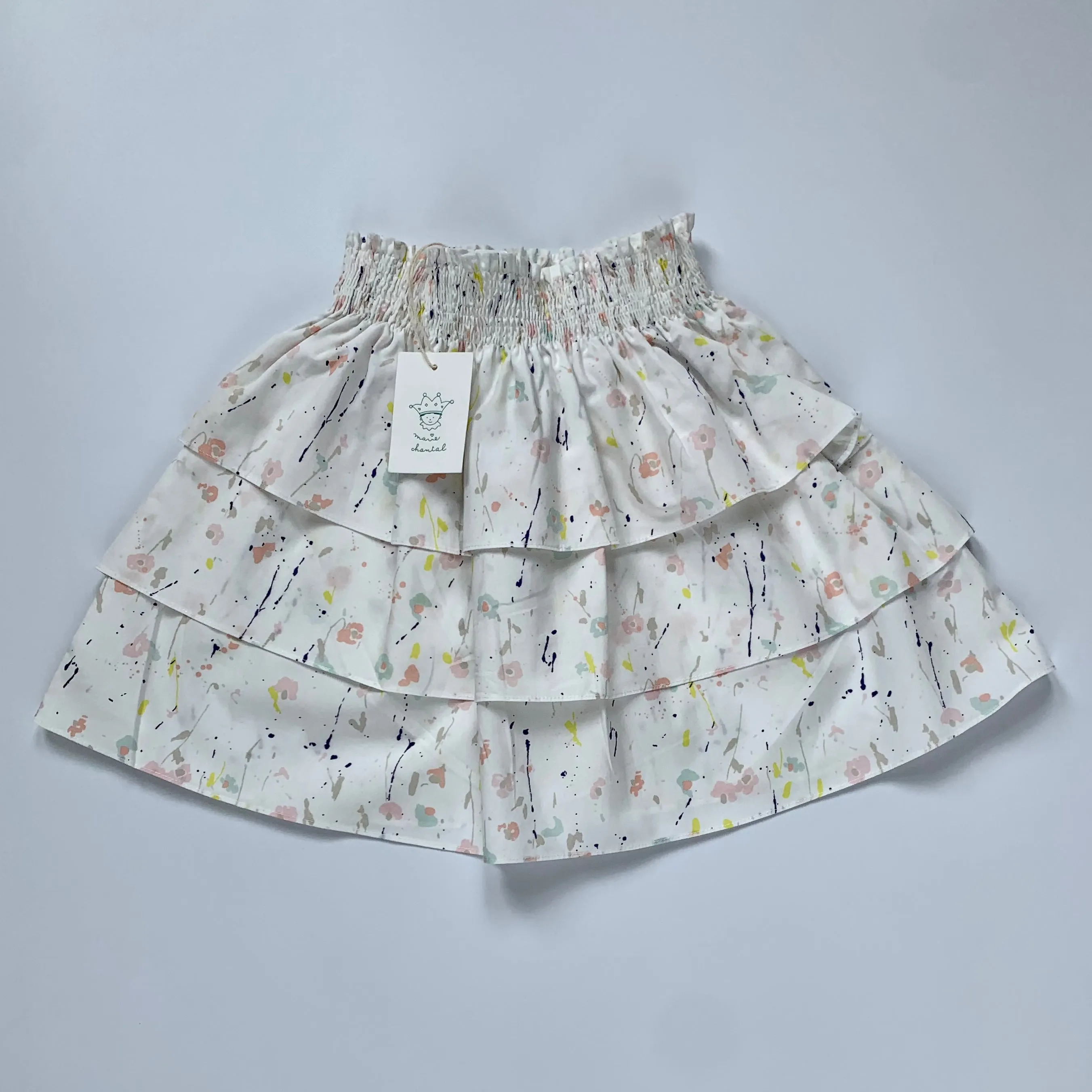 Marie-Chantal Splatter Print Skirt: 6 Years (Brand New)