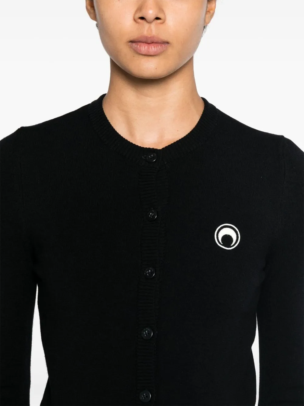 Marine Serre Sweaters Black