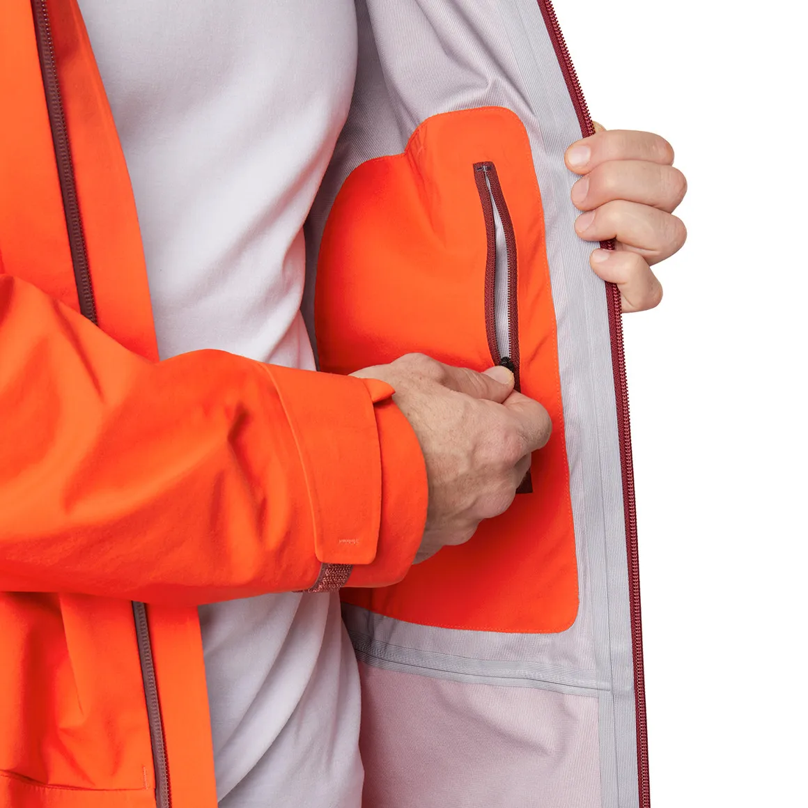 Men's Ventus Waterproof Jacket Solar Orange