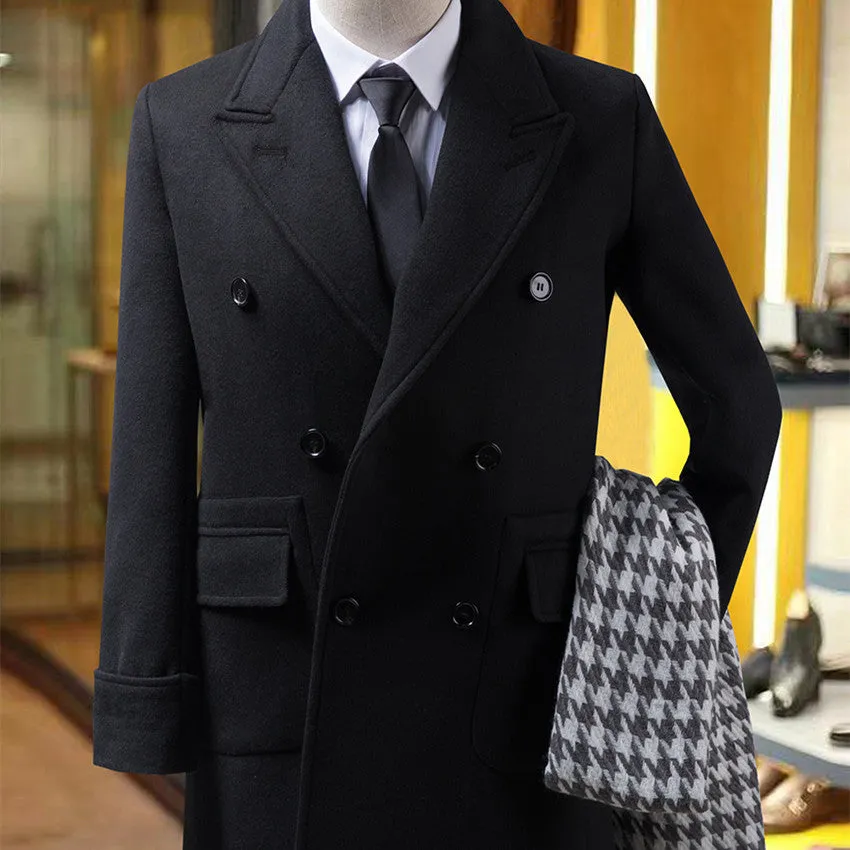 Men's British Mid Length Coat