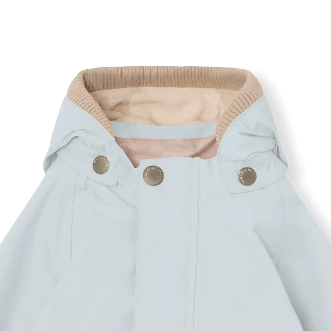 Mini A Ture Matwally Fleece Lined Spring Jacket. Grs 24SS Pearl Blue