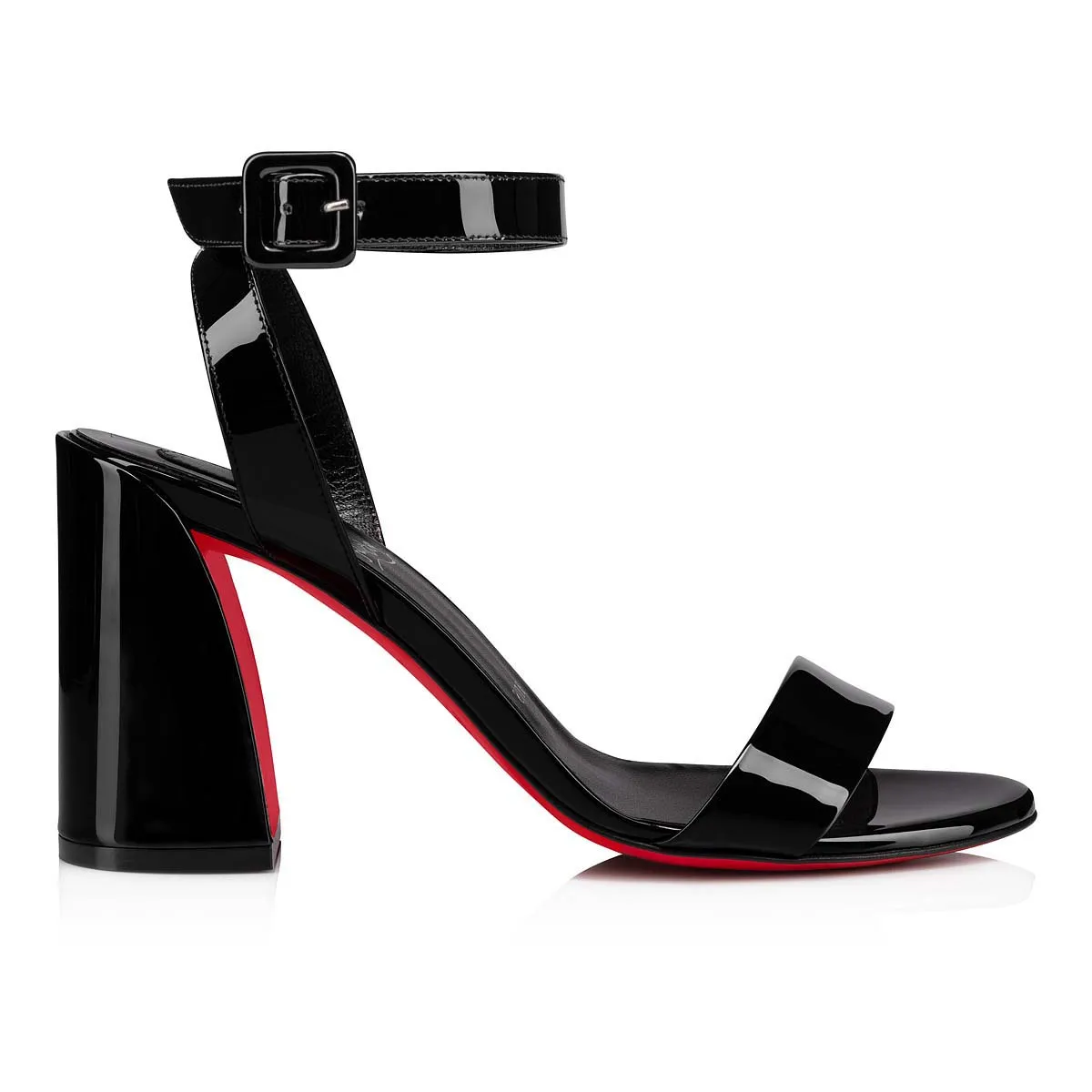 Miss Sabina 85 mm Sandals - Patent calf - Black - Women