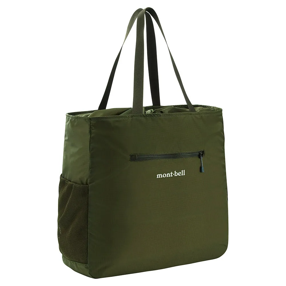 Montbell Pocketable Light Tote Bag Large 28L Black Khaki Green