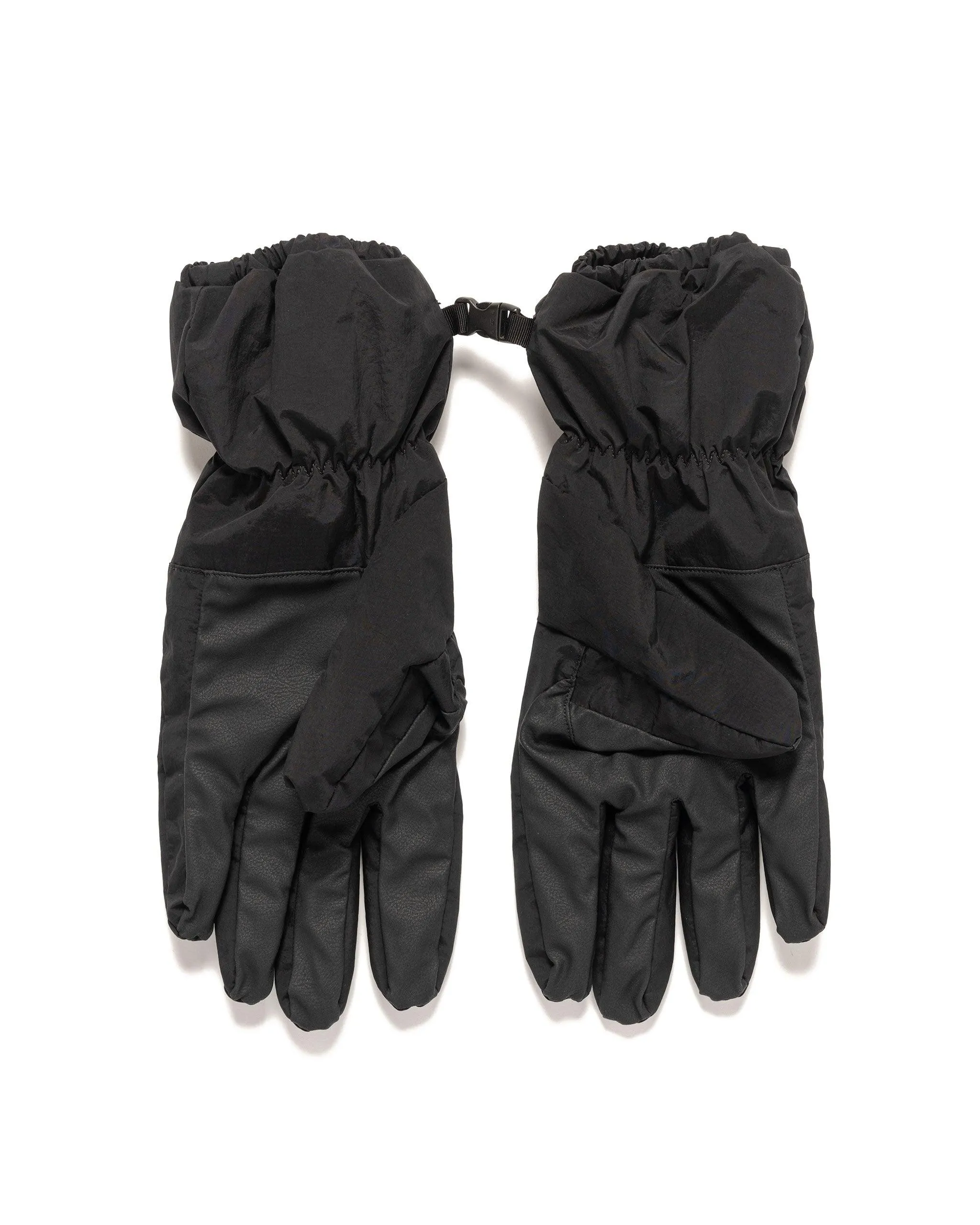 Nylon Metal Gloves In Econyl Regenerated Nylon Black