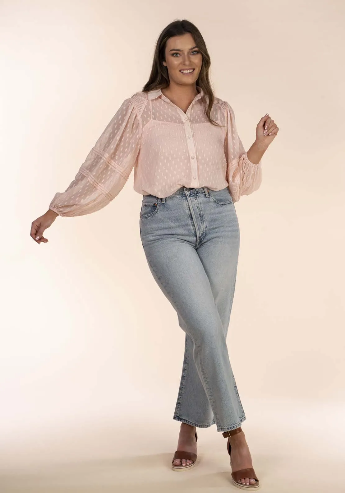 Olivia Blouse - Pink