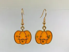 Orange Pumpkin  Earrings, Halloween Earrings wholesale