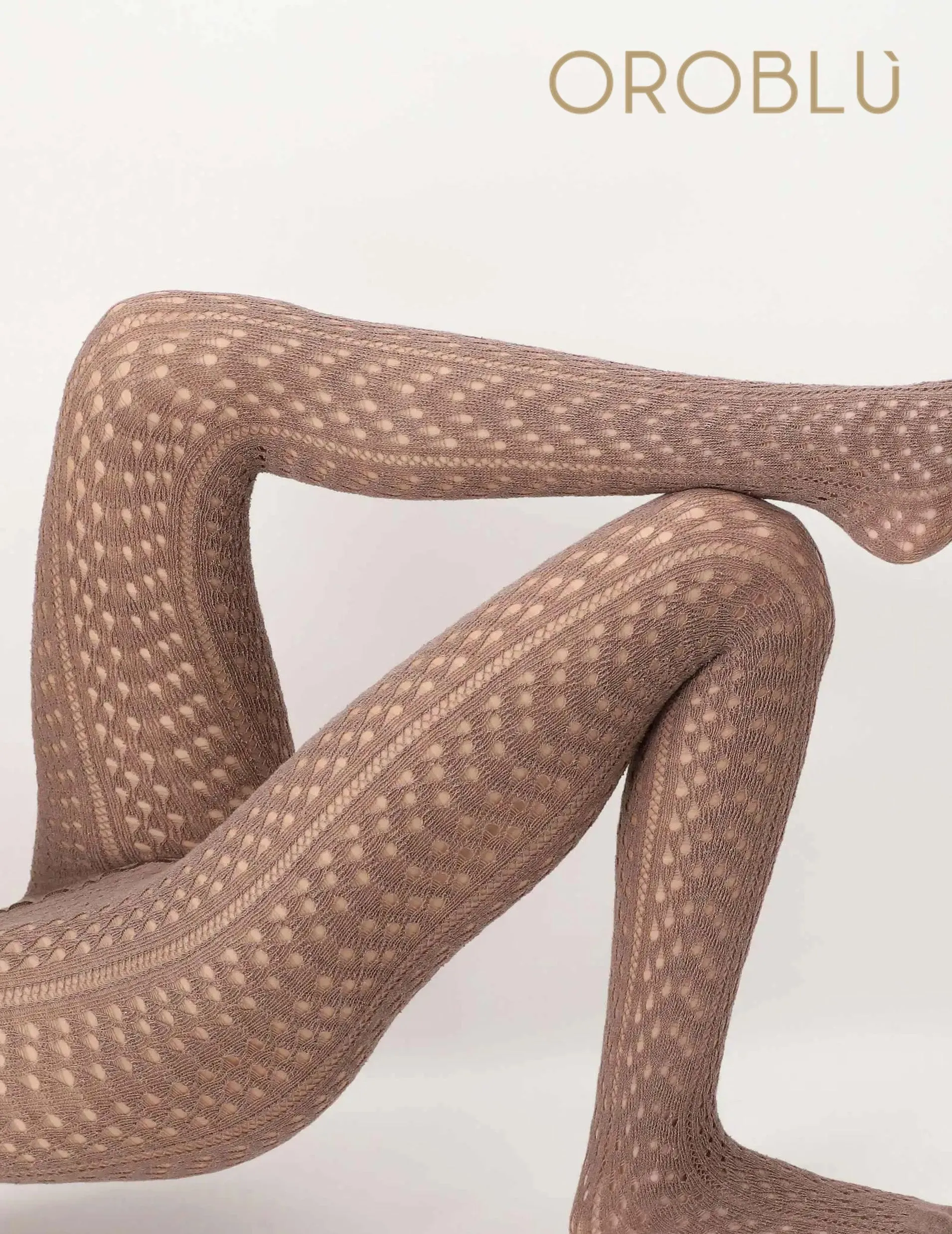 Oroblu Knitted Tights Toffee Melange