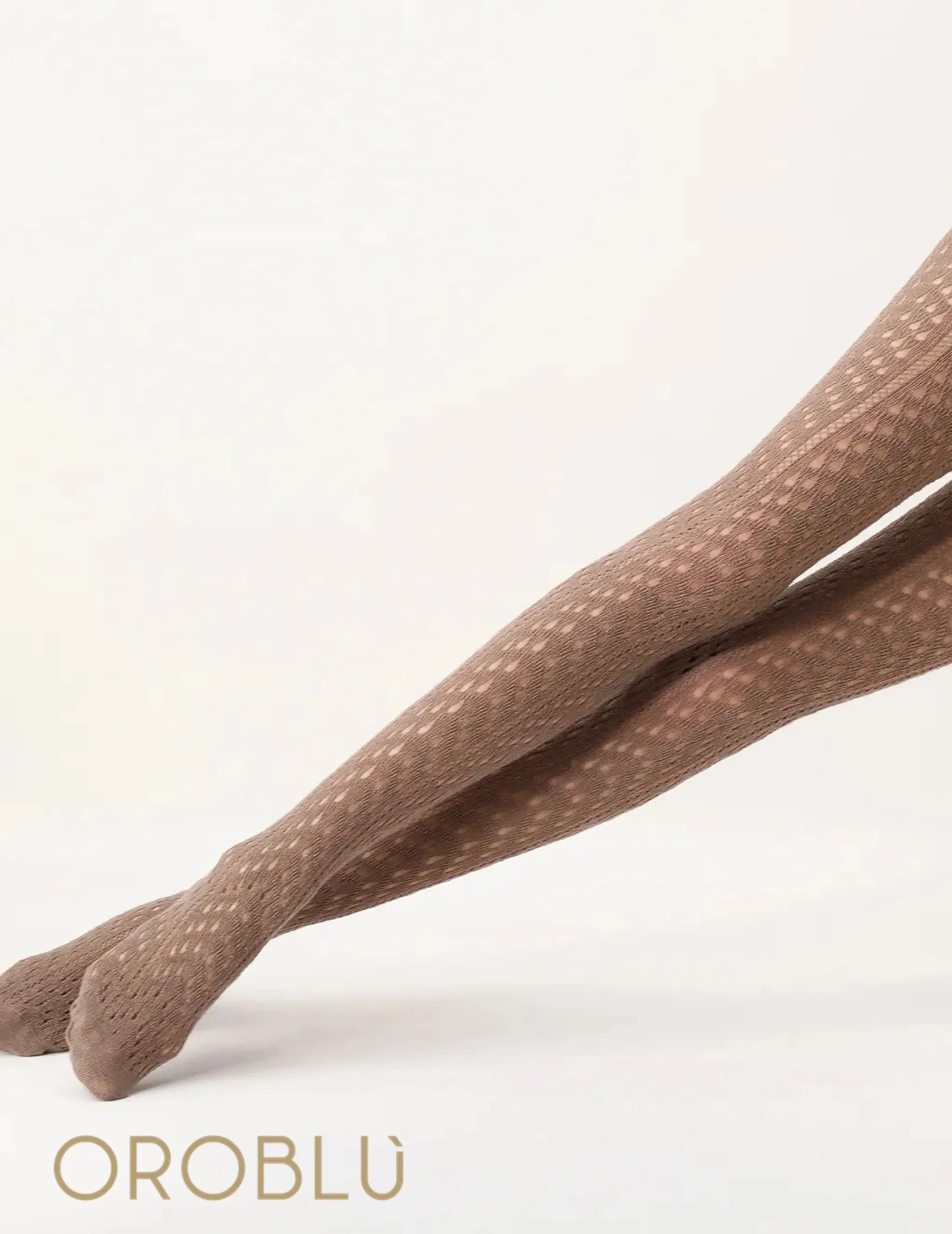 Oroblu Knitted Tights Toffee Melange