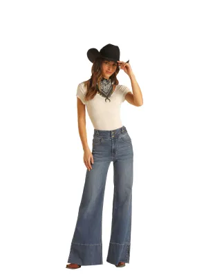 Panhandle Slim Womens Palazzo Jeans