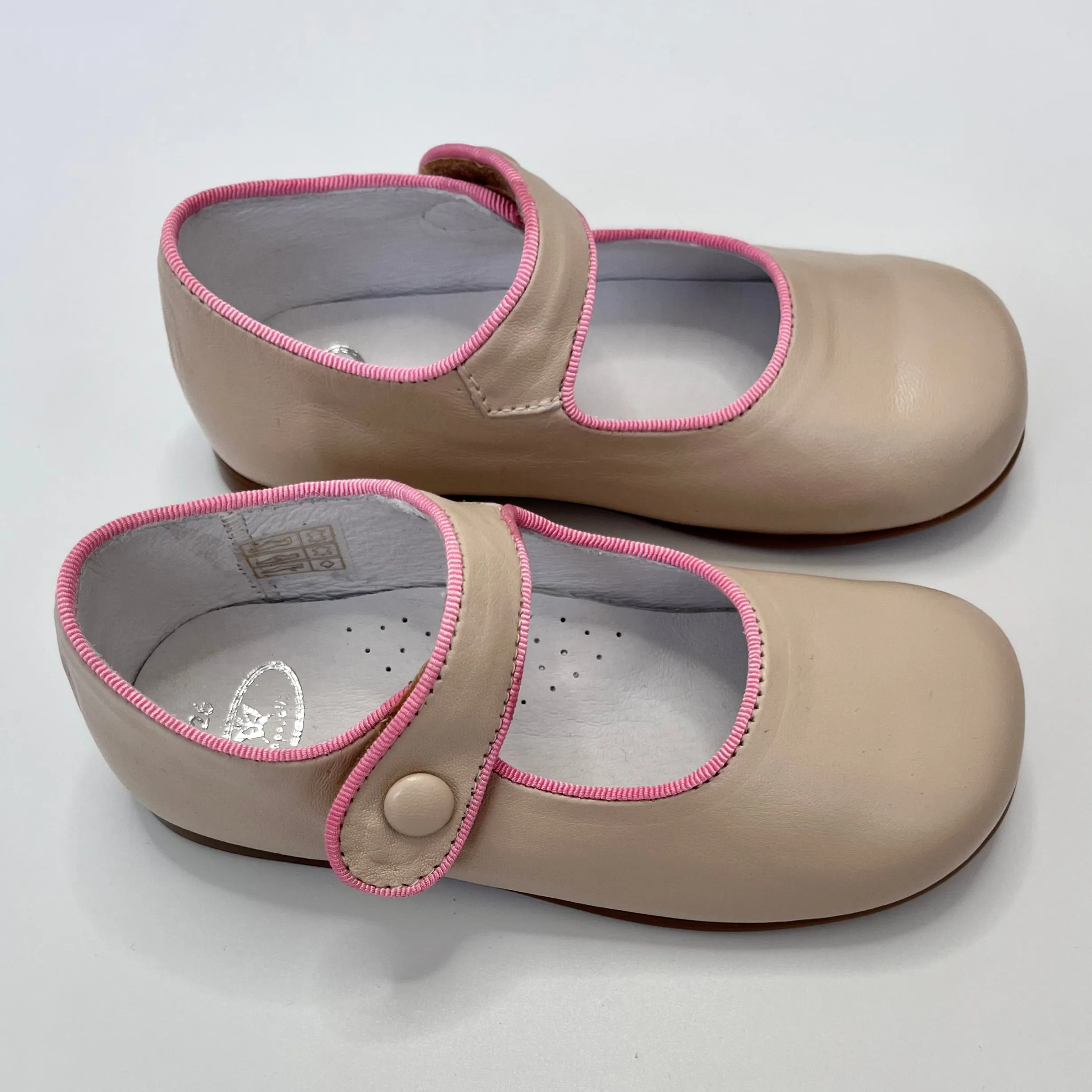 Papouelli Pink Mary-Jane Pumps: Size EU 26 (Brand New)