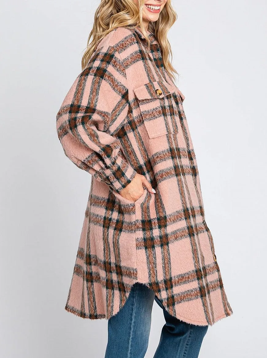 Plaid Long Coat