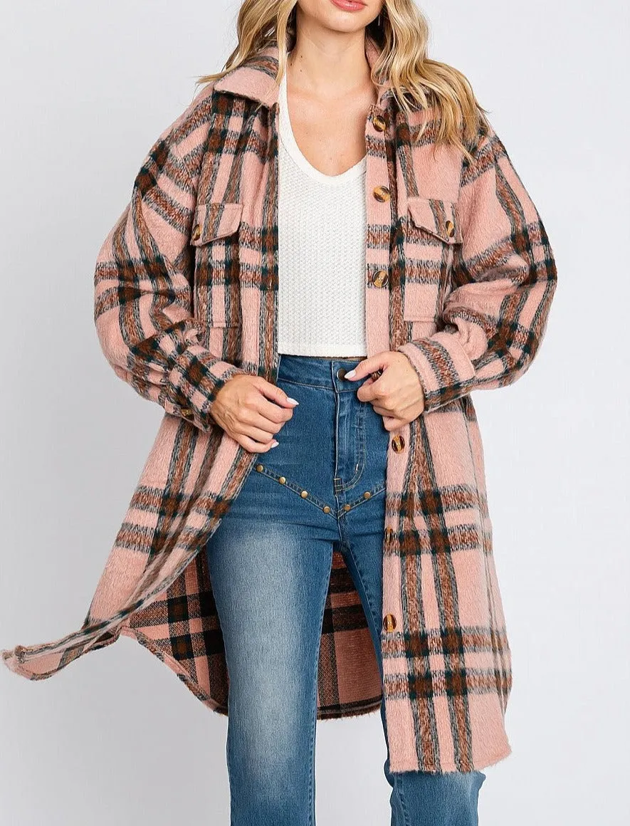 Plaid Long Coat