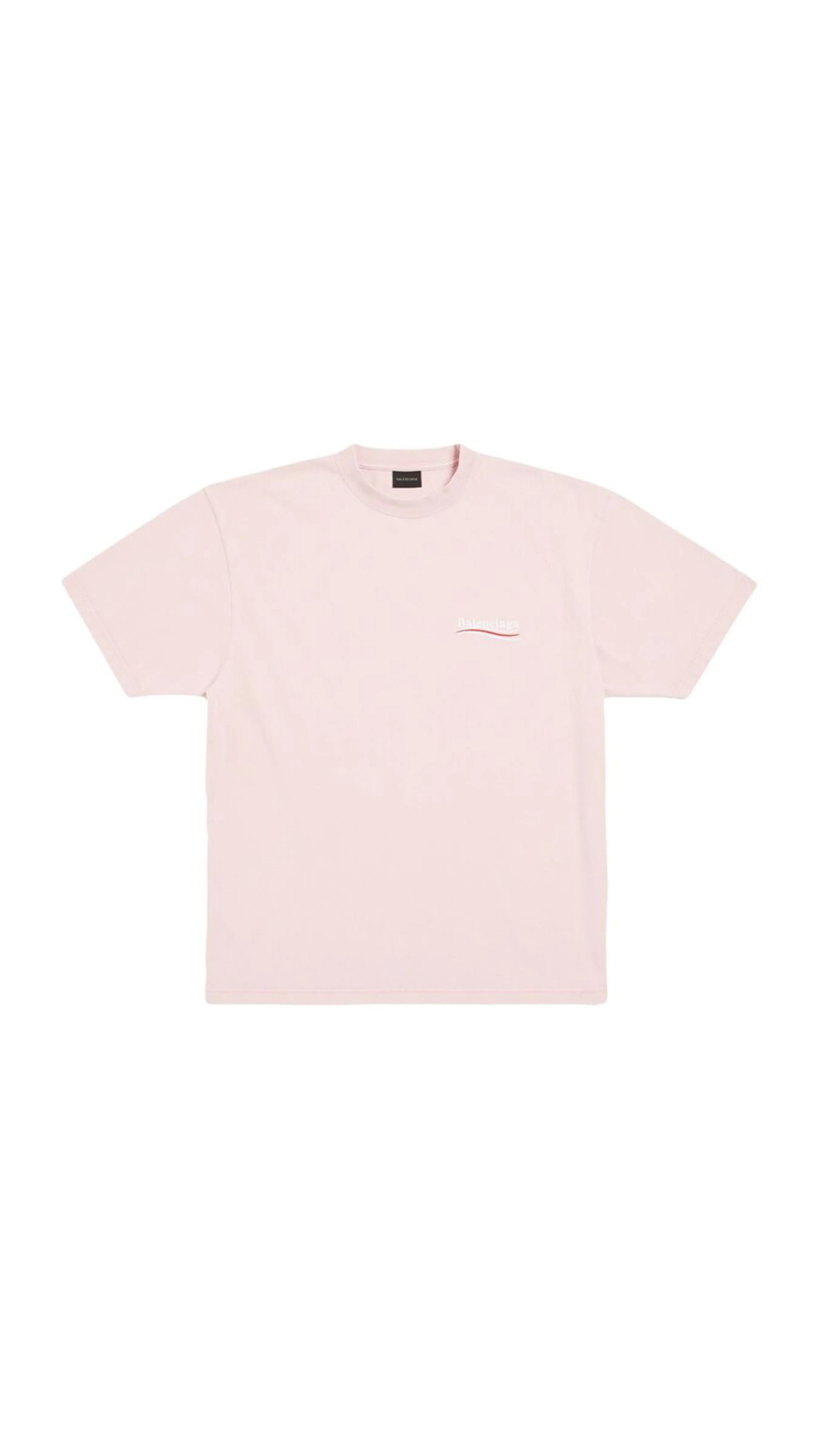 Political Campaign Large T-shirt - Light Pink