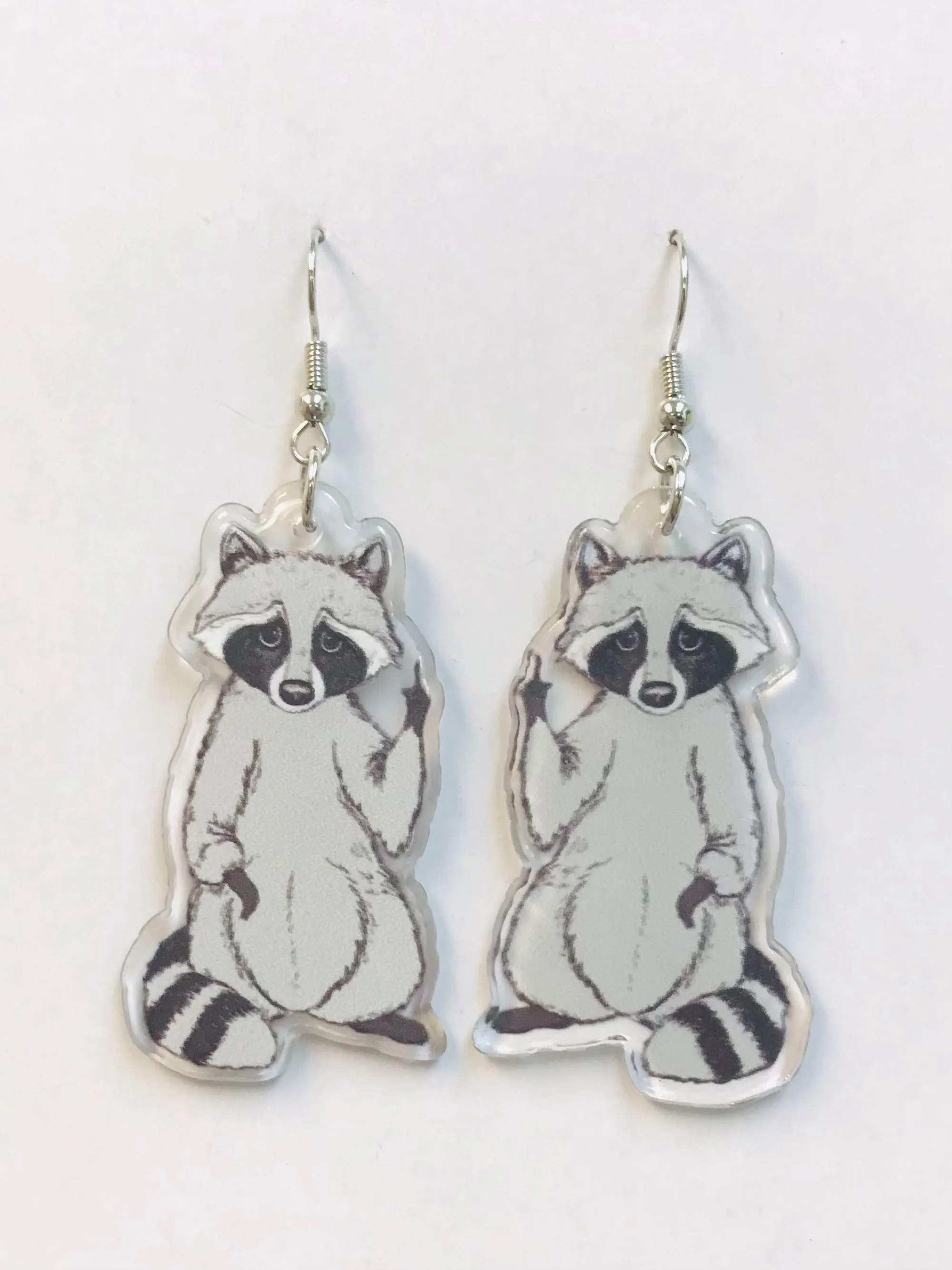 Racoon Earrings