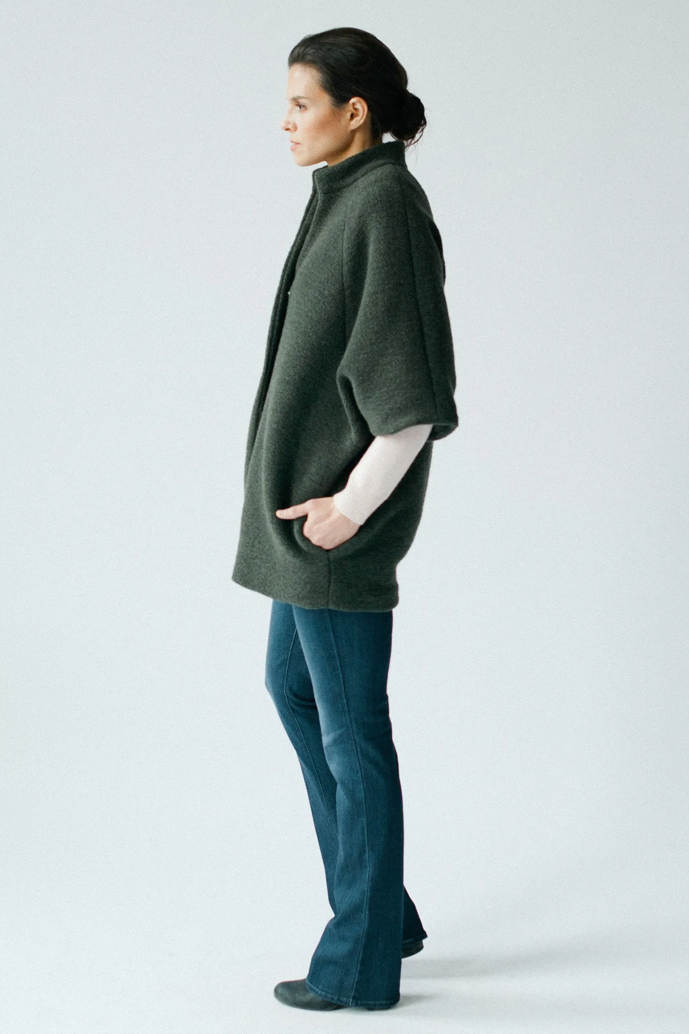 Rivoli Sweater Jacket - Rosemary