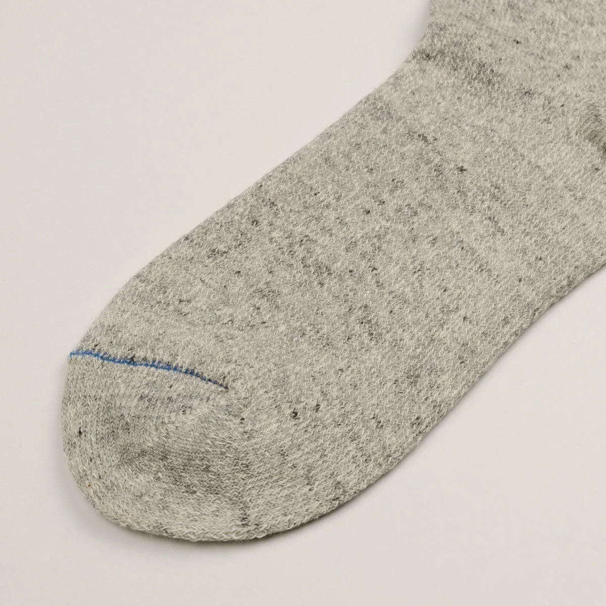 RoToTo - Doubleface Silk / Cotton Socks - Light Orange / Light Gray