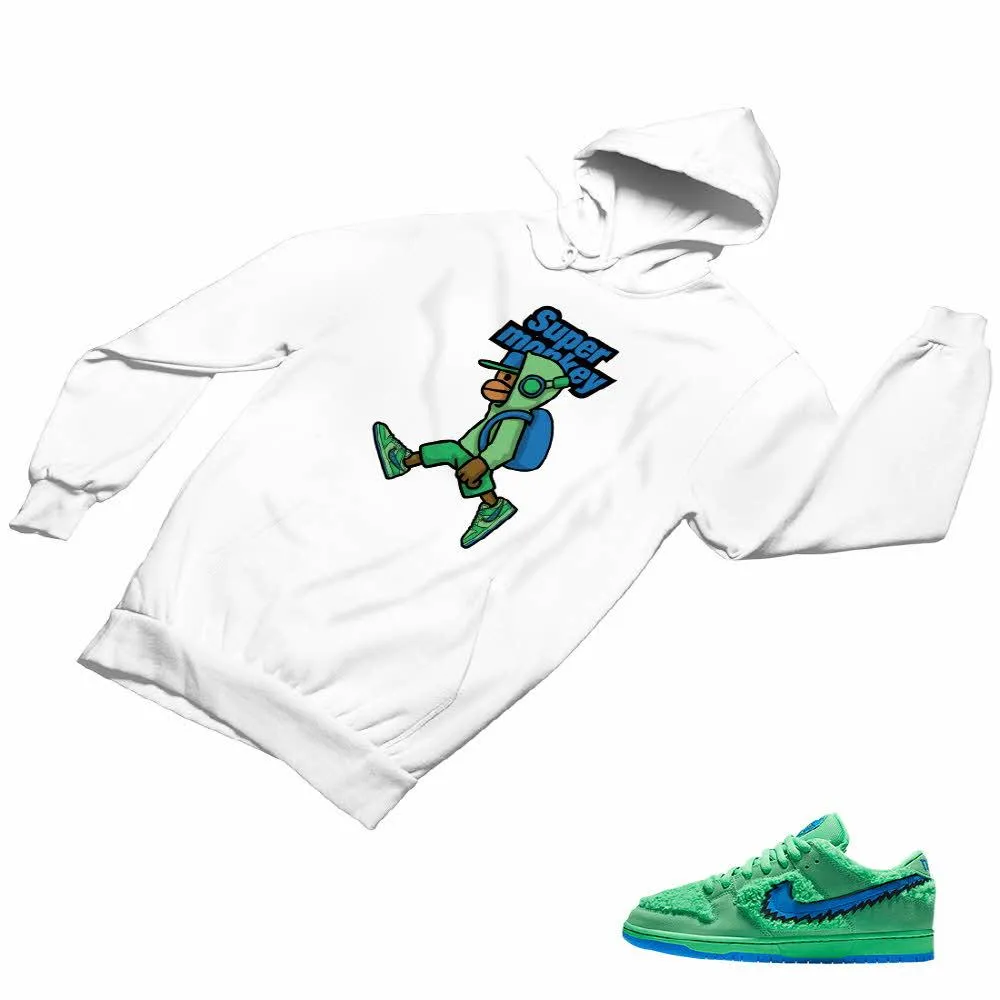 SB Dunk Low Green Bear Matching Custom Designed Hoodies ND 1-6-11