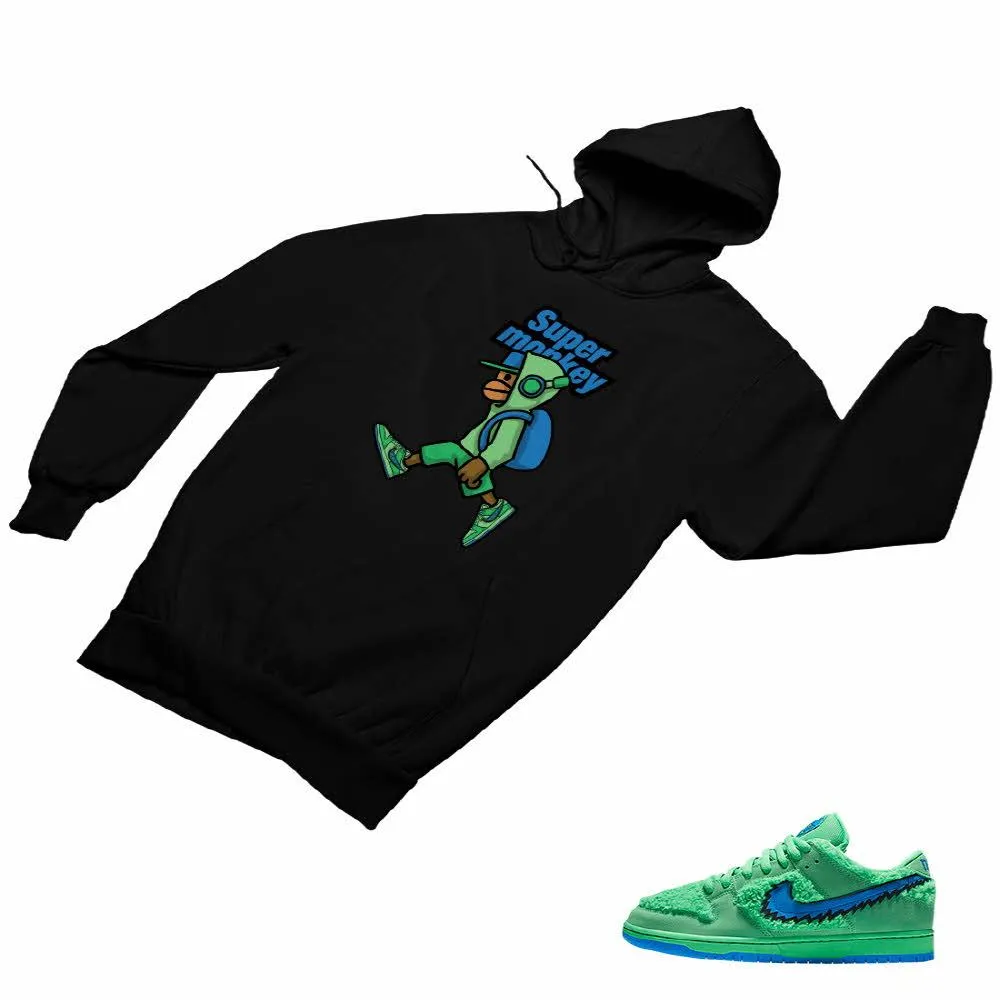 SB Dunk Low Green Bear Matching Custom Designed Hoodies ND 1-6-11