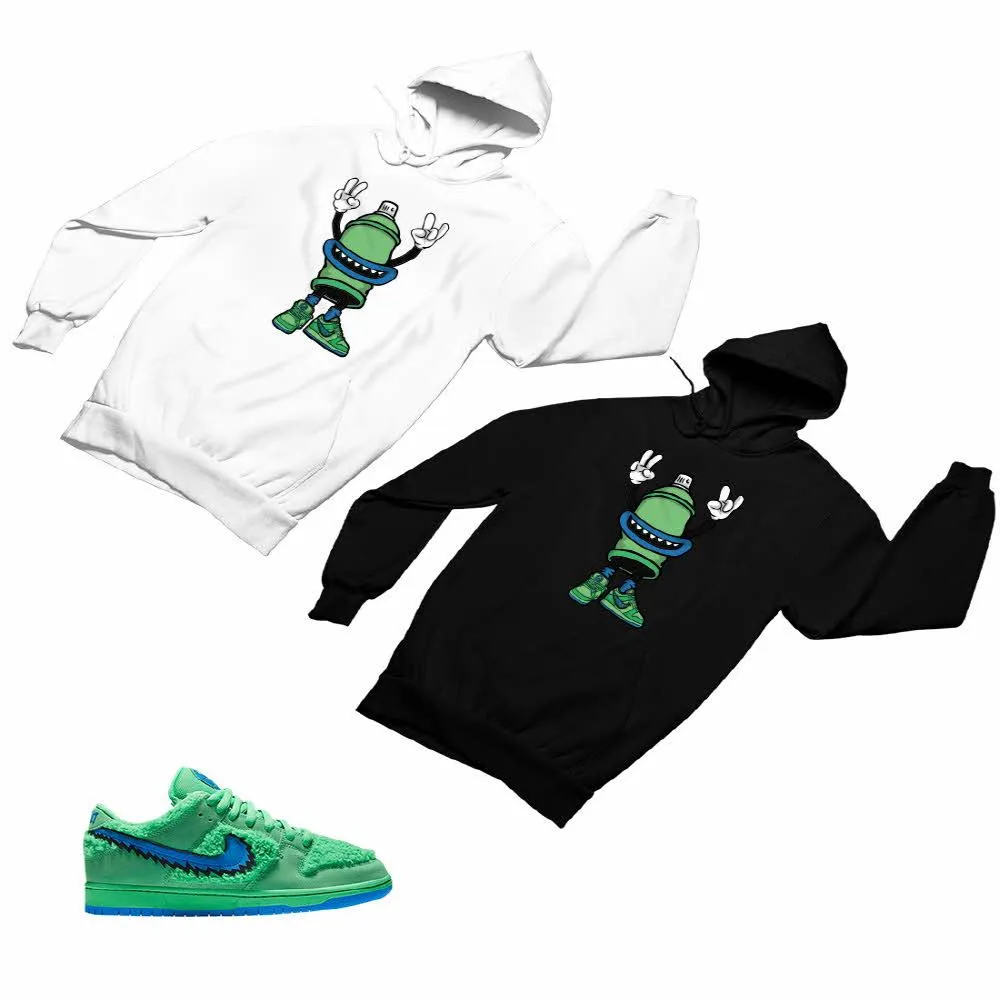 SB Dunk Low Green Bear Matching Custom Designed Hoodies ND 1-6-6