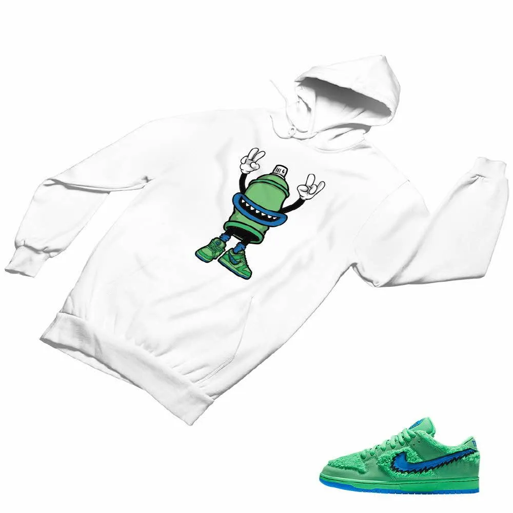 SB Dunk Low Green Bear Matching Custom Designed Hoodies ND 1-6-6