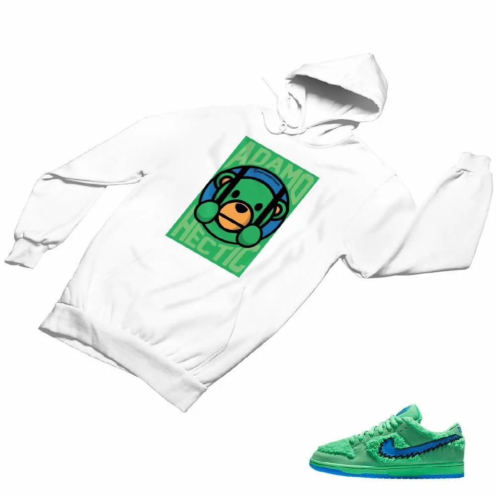 SB Dunk Low Green Bear Matching Custom Designed Hoodies ND 1-6-9