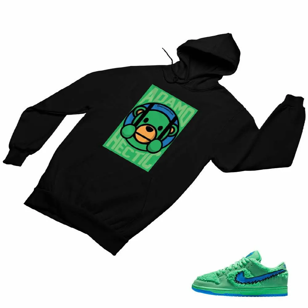 SB Dunk Low Green Bear Matching Custom Designed Hoodies ND 1-6-9