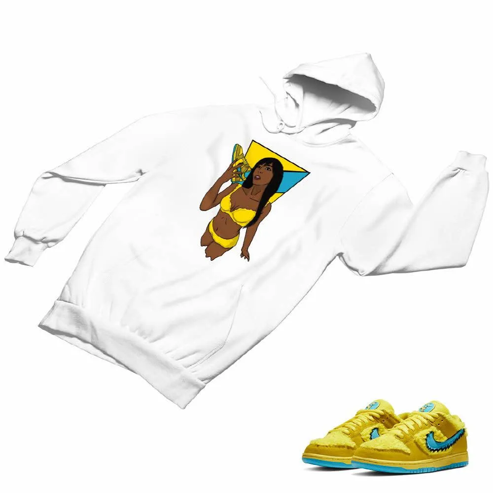 SB Dunk Low Yellow Matching Custom Designed Hoodies ND 1-4-20