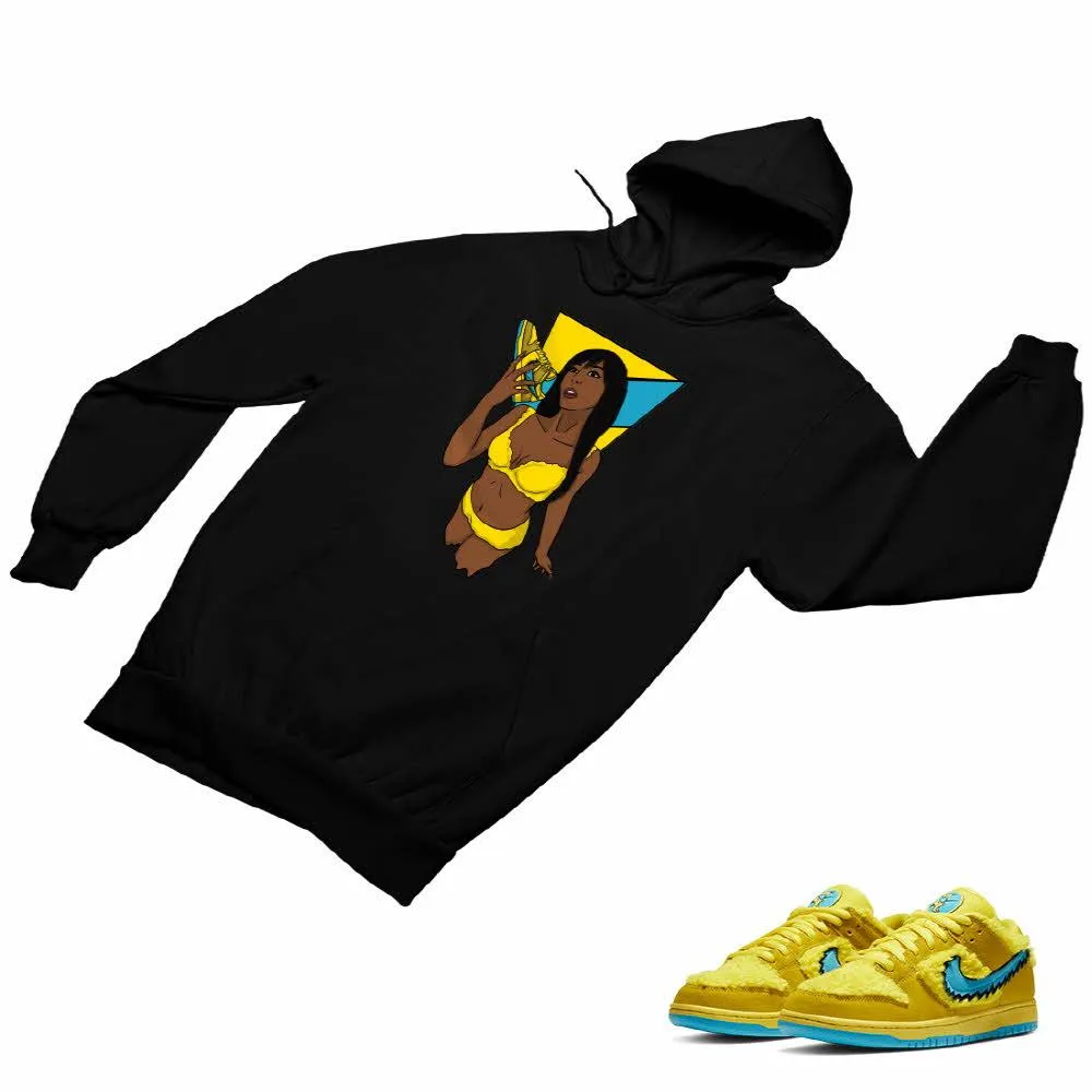 SB Dunk Low Yellow Matching Custom Designed Hoodies ND 1-4-20