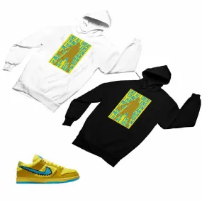 SB Dunk Low Yellow Matching Custom Designed Hoodies ND 1-4-22