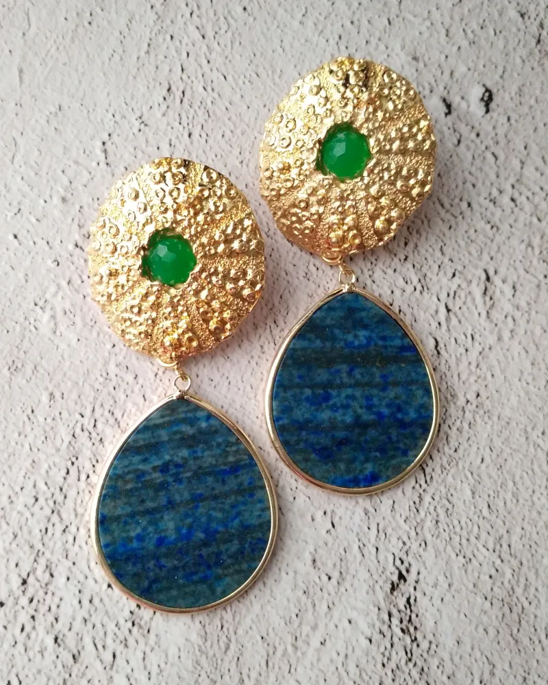 Sea Urchin Two Way Earrings