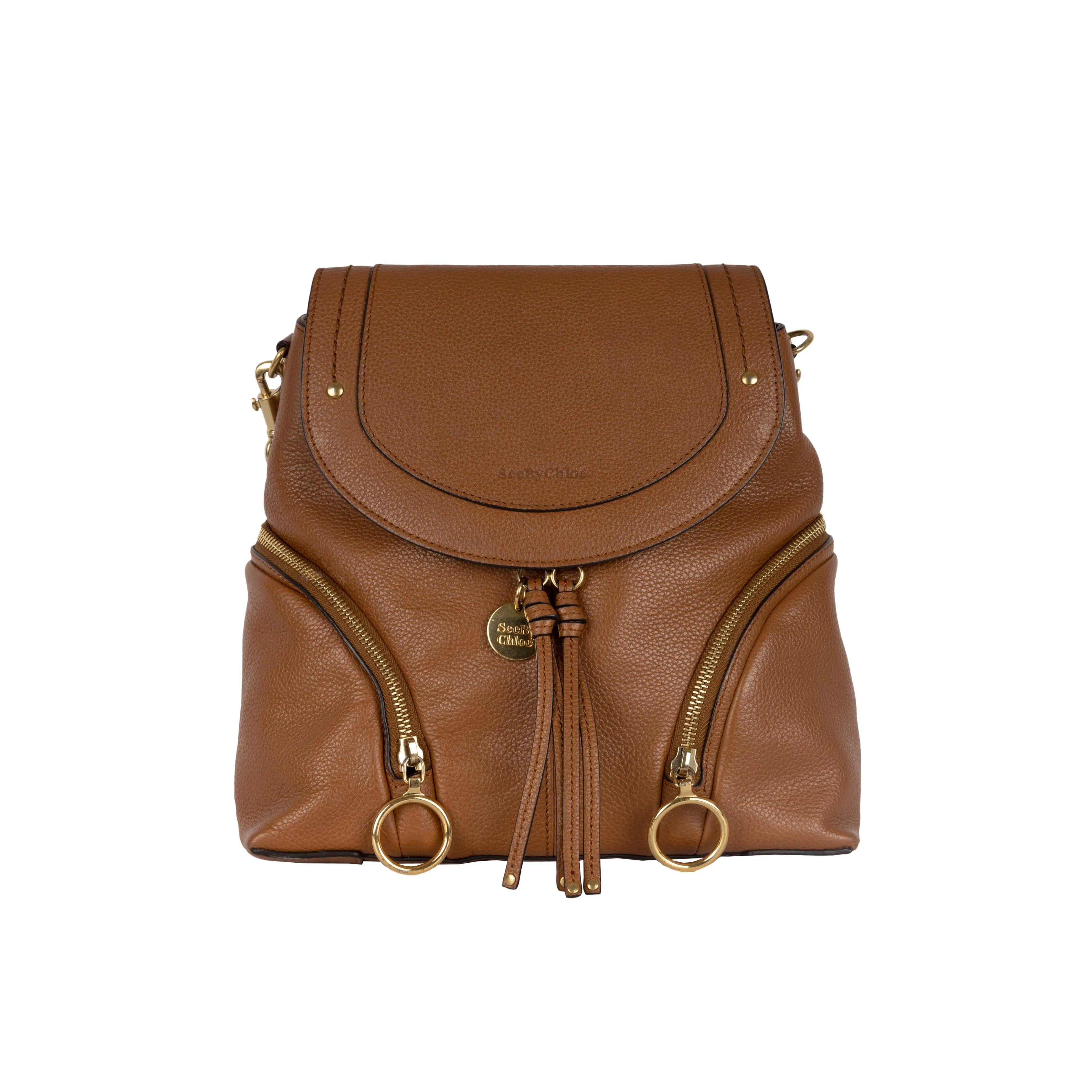 See By Chloe Brown Leather Backpack - '10s