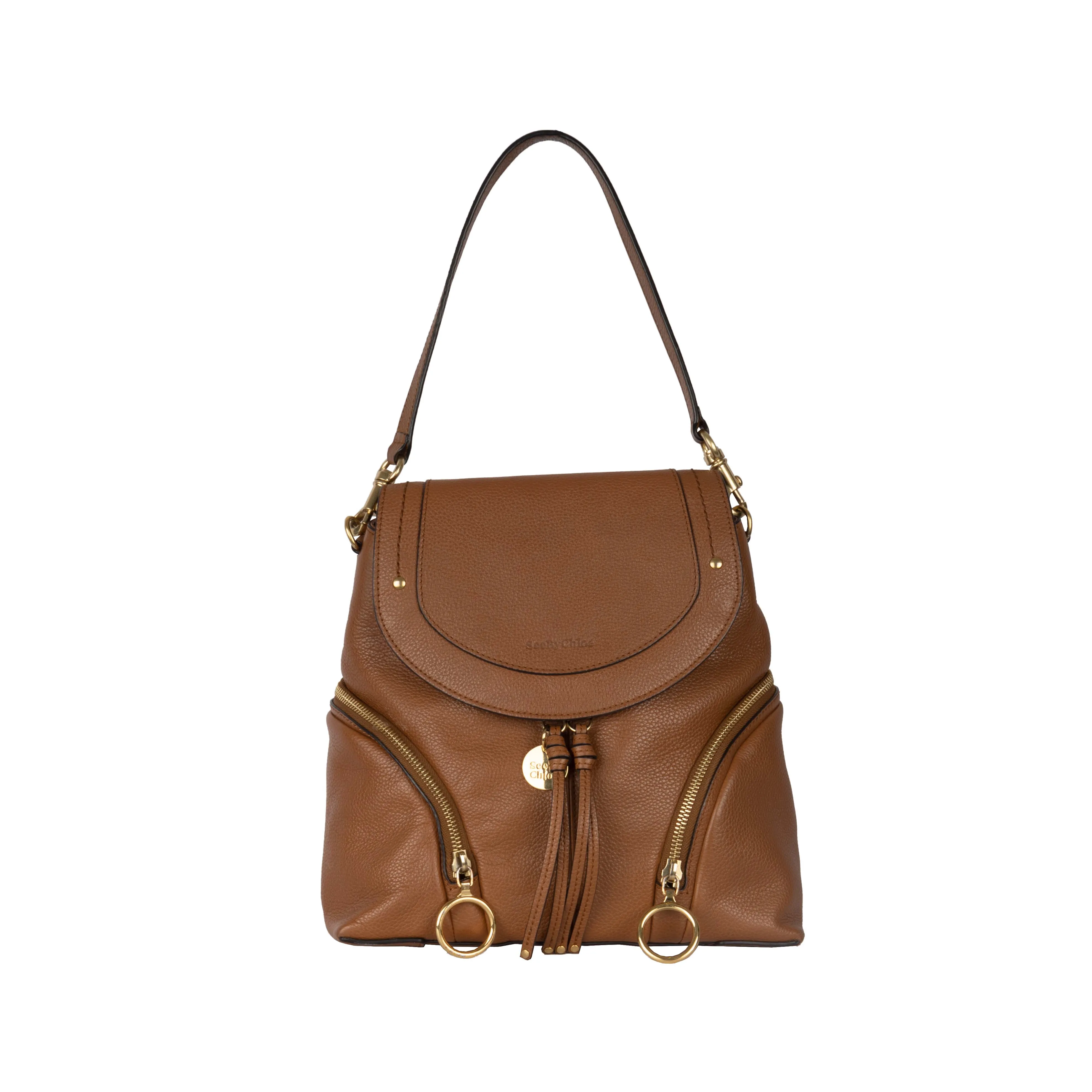 See By Chloe Brown Leather Backpack - '10s